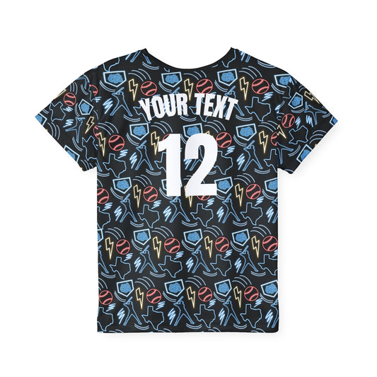 Kids Jersey Neon Icon Sports Shirt - Custom YG Design