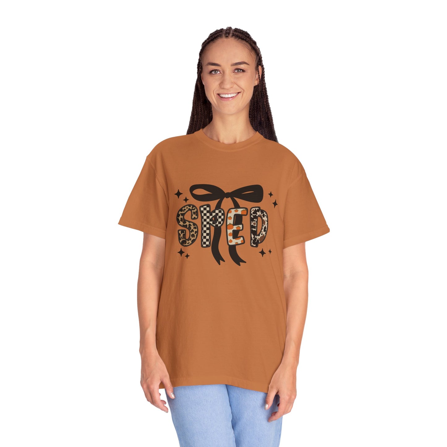 Fall Faux Embroidery T-shirt for SPED Grade Teachers