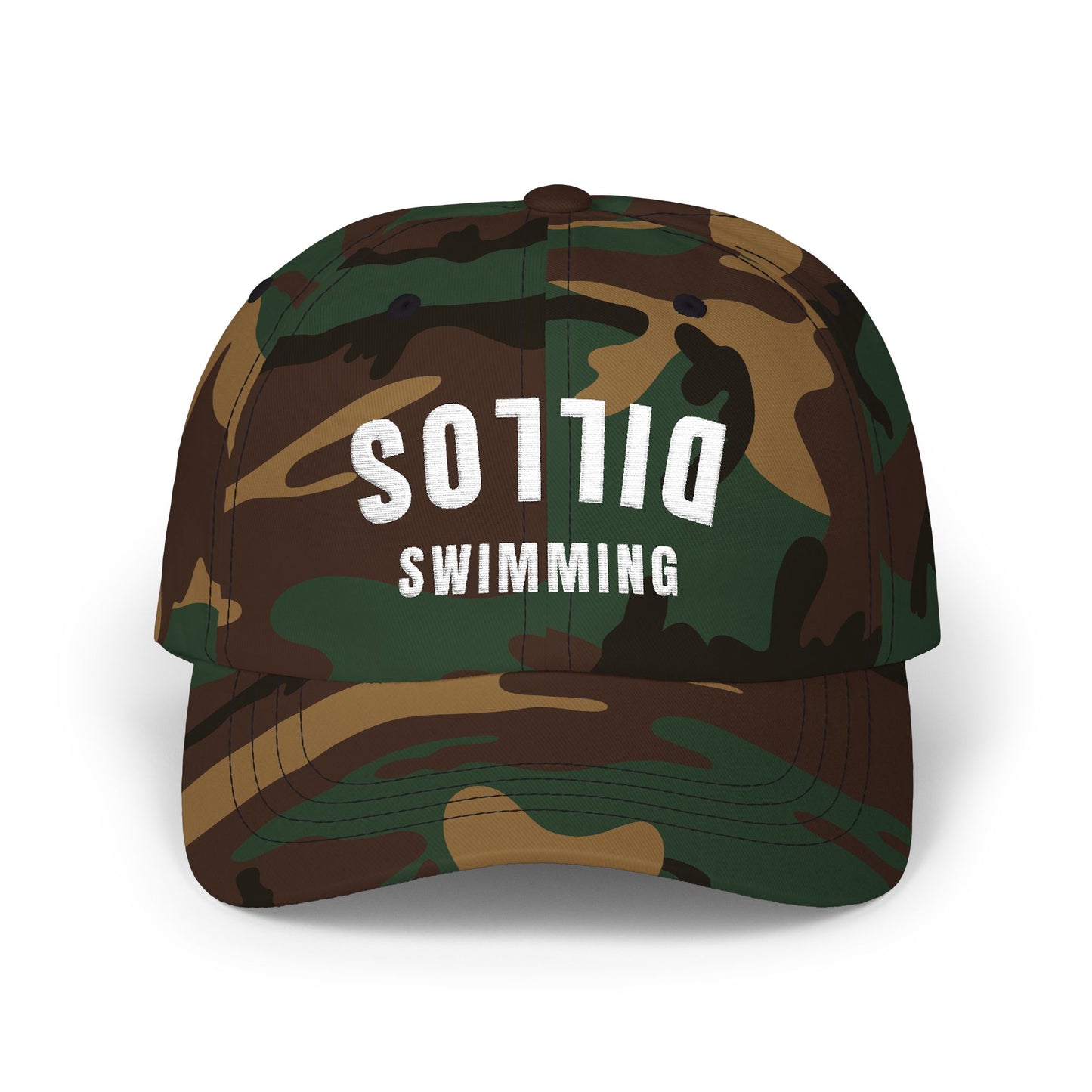 Upside Down Dillos Swimming —  Baseball Hat