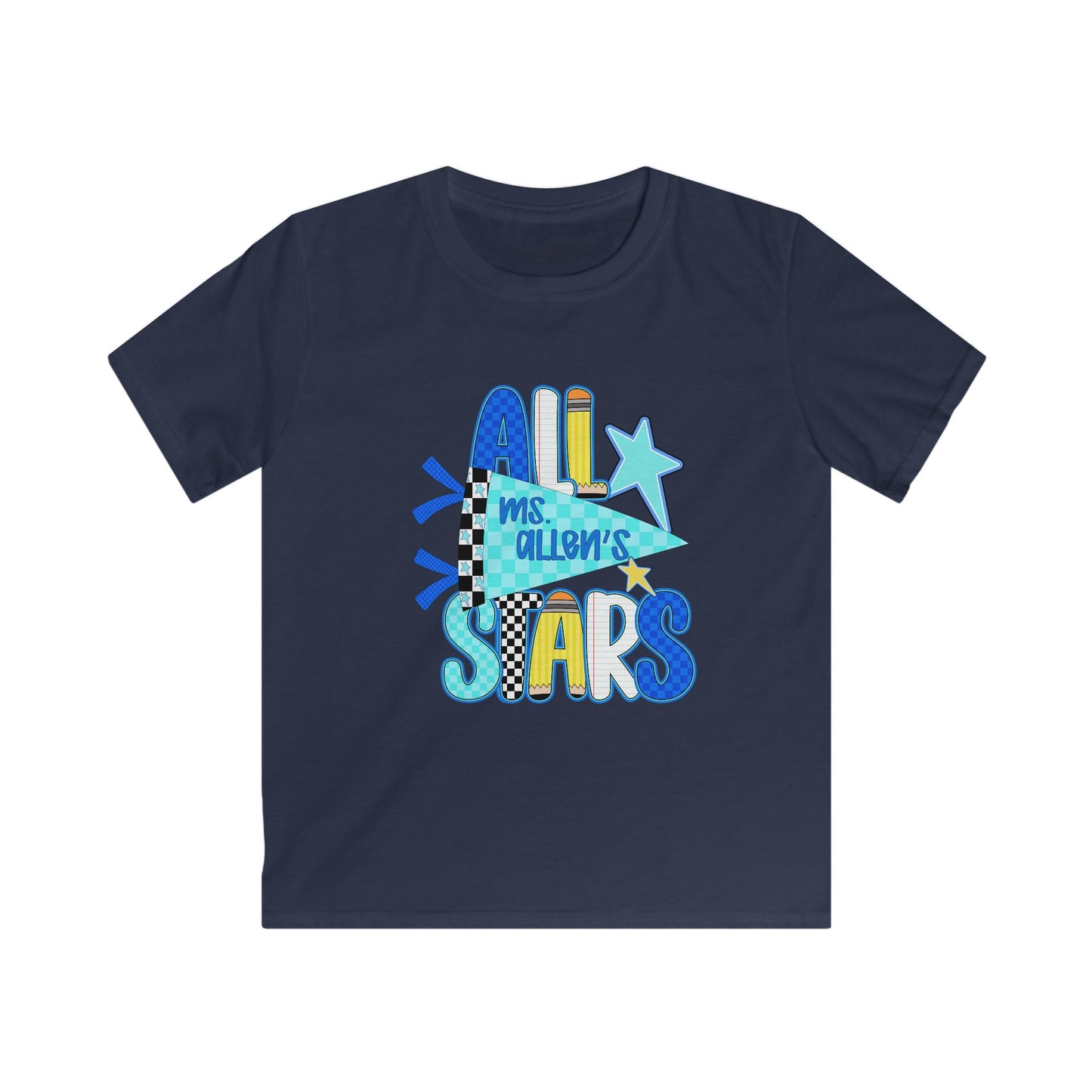 Ms. Allen's All Stars Classroom Inspired Softstyle T-shirt - Youth