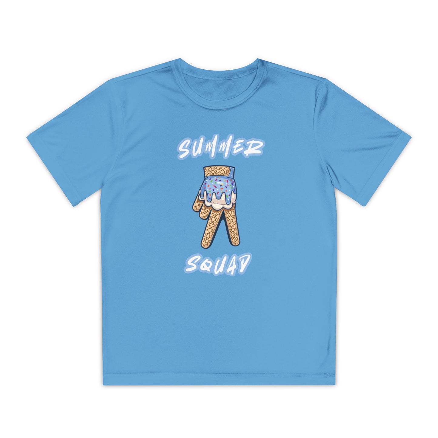 Youth Summer Squad Ice Cream Drip Competitor Tee