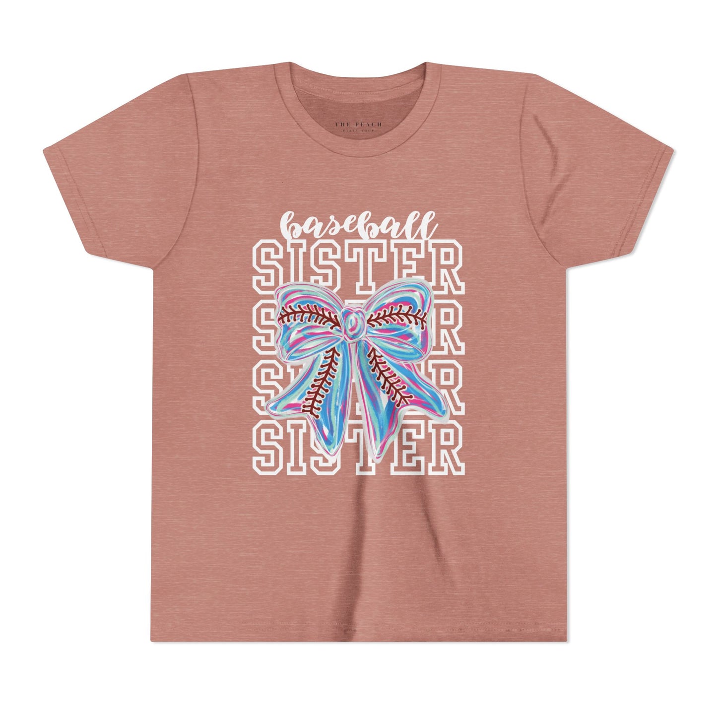 Baseball Sister Bow TShirt