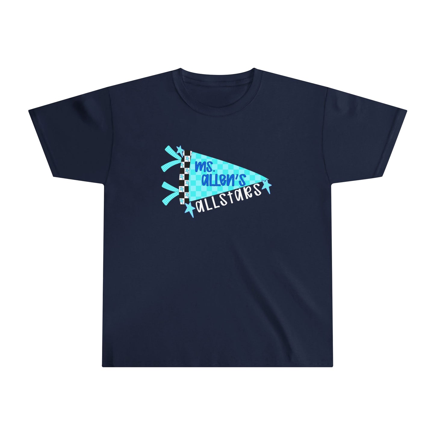 Ms. Allen's All Stars Checkered Ultra Cotton T-shirt - Youth