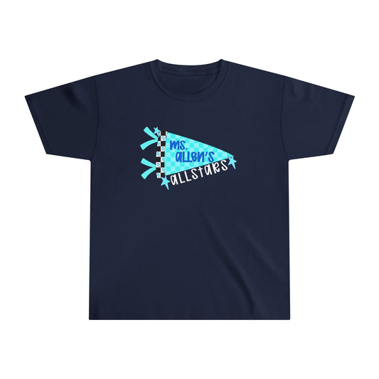 Ms. Allen's All Stars Checkered Ultra Cotton T-shirt - Youth
