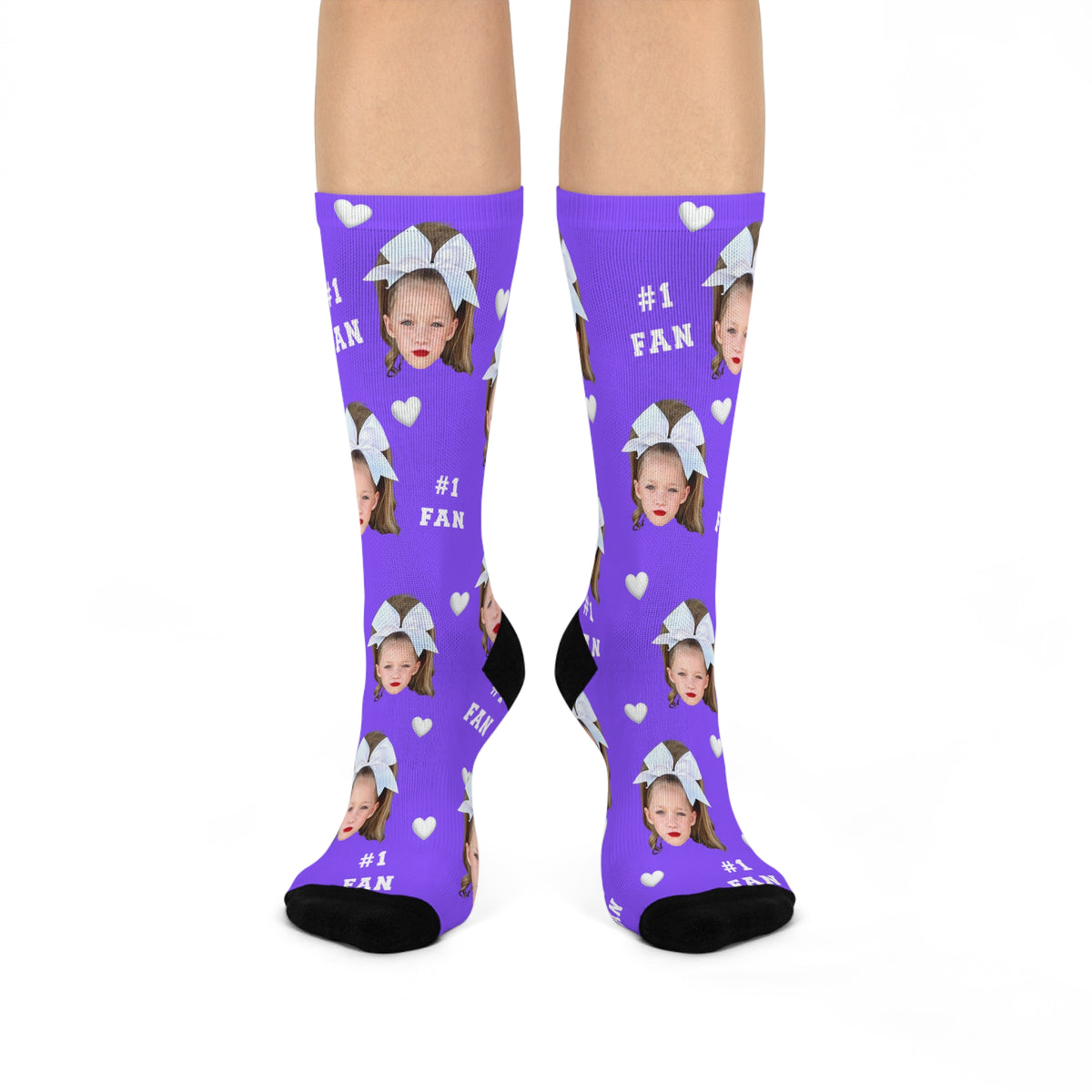 Personalized Photo #1 Fan Crew Socks