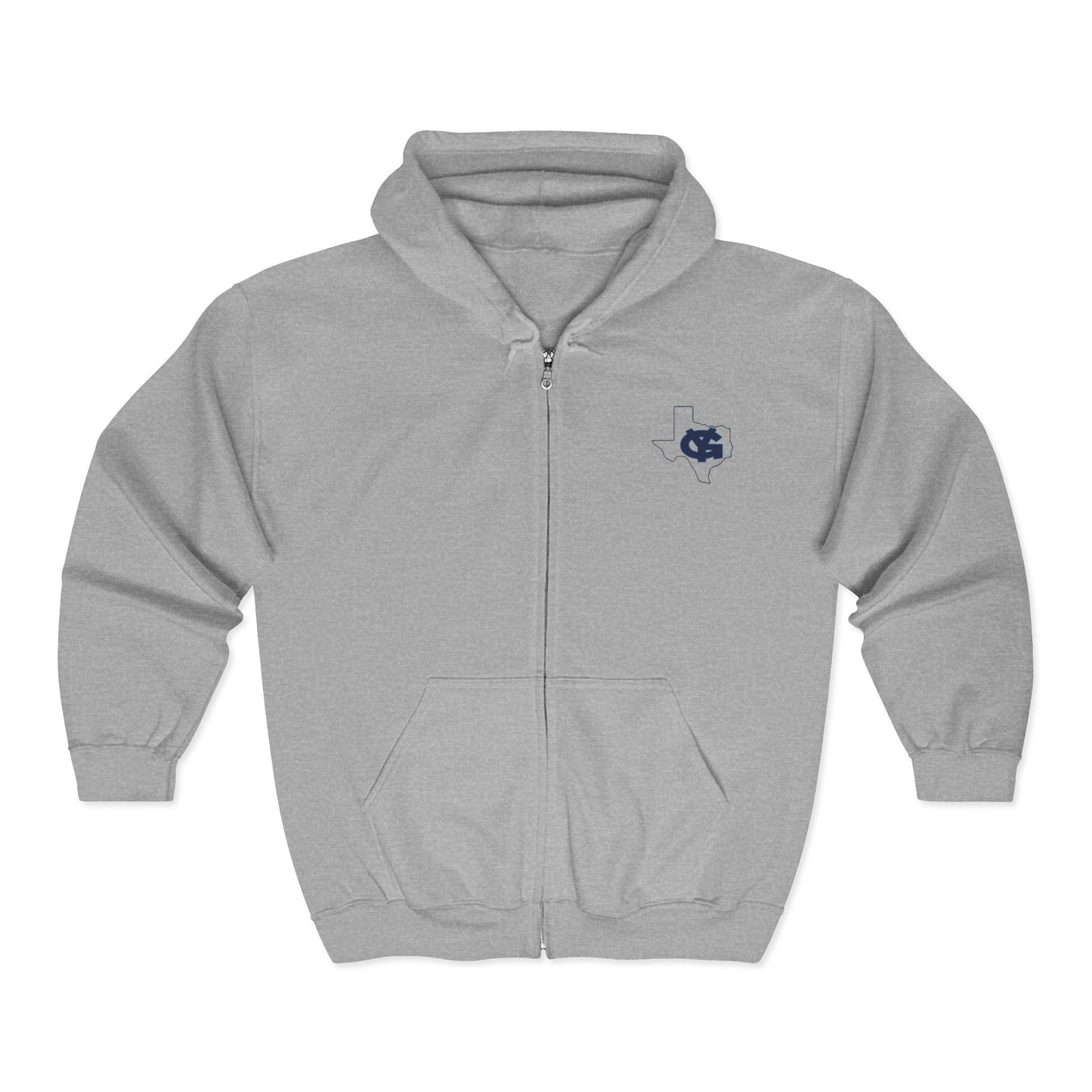 YG Texas Custom Zip-up Hoodie- Adult