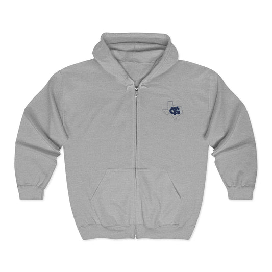 YG Texas Custom Zip-up Hoodie- Adult