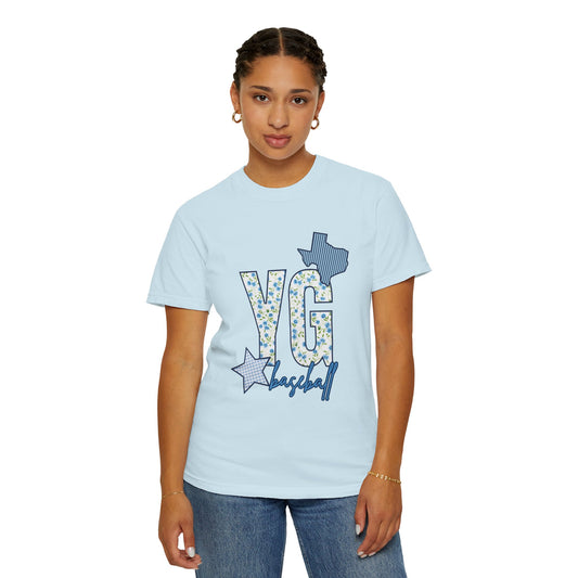 Personalized YG Patchwork Floral T-shirt- Adult