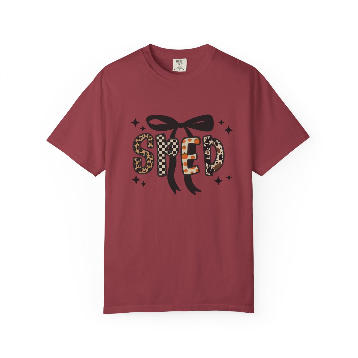 Fall Faux Embroidery T-shirt for SPED Grade Teachers