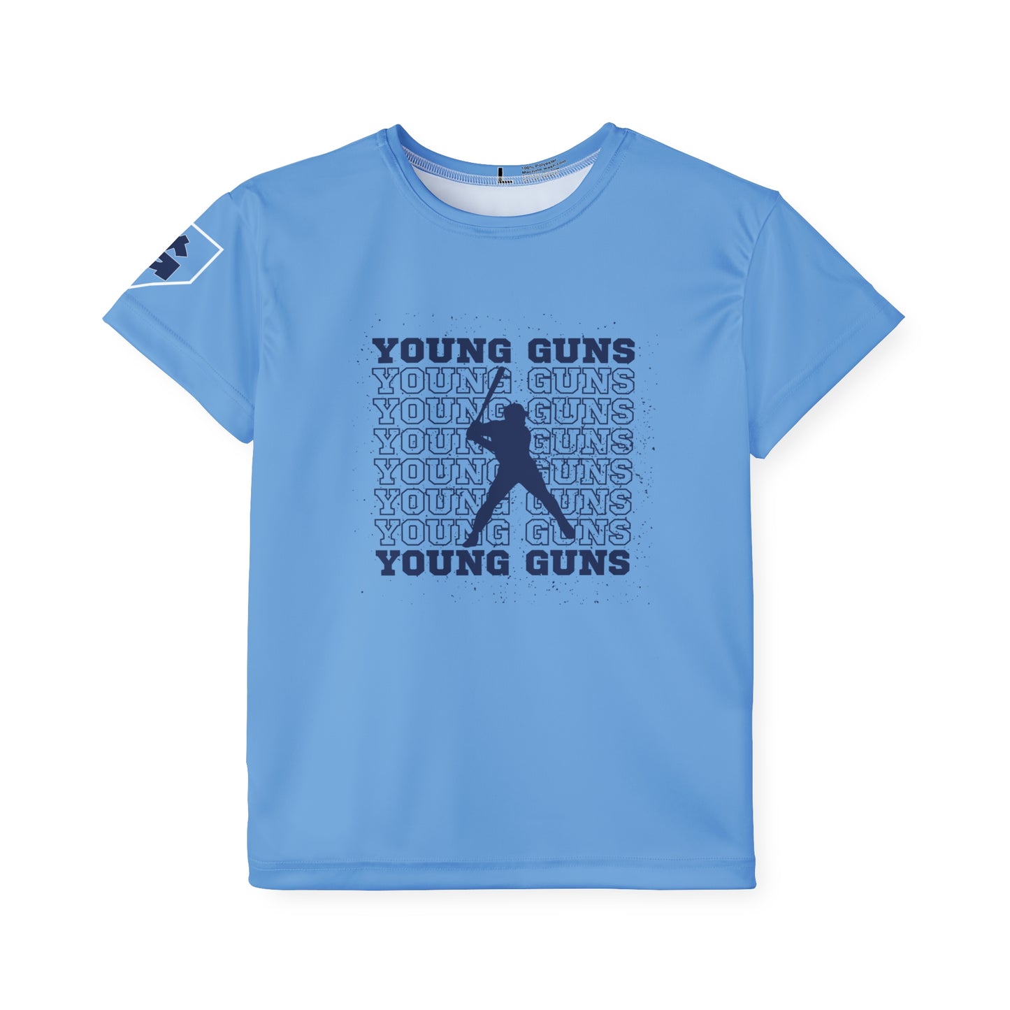 Personalized Young Guns Silhouette All Over Print Shirt -Youth