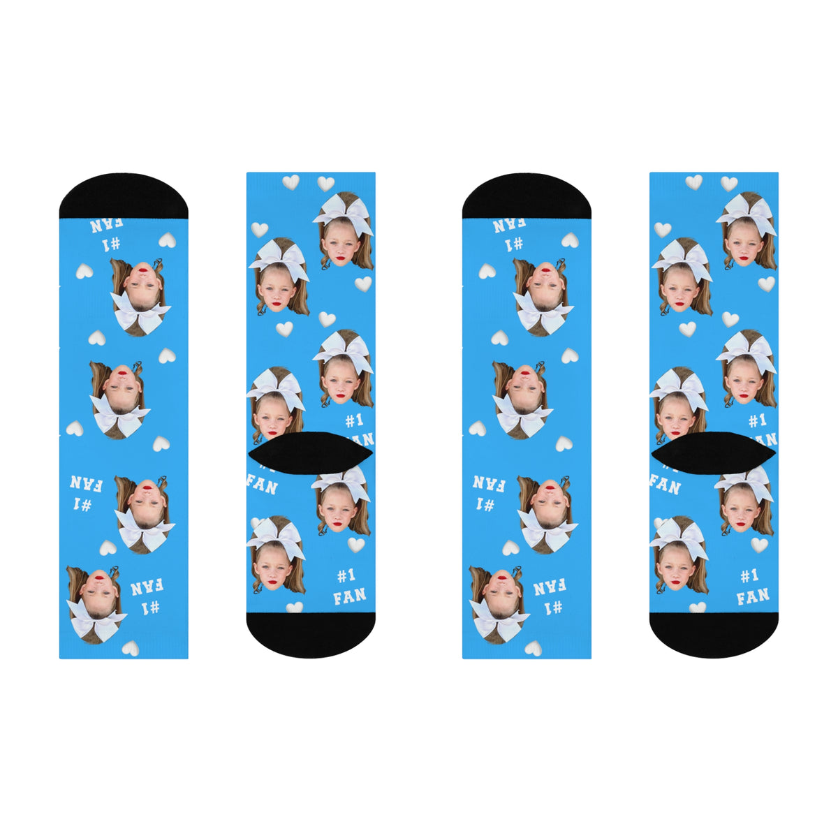 Personalized Photo #1 Fan Crew Socks
