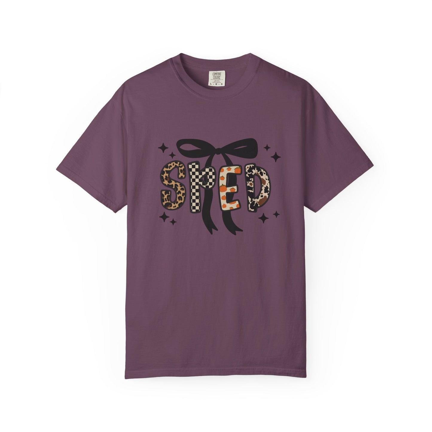 Fall Faux Embroidery T-shirt for SPED Grade Teachers