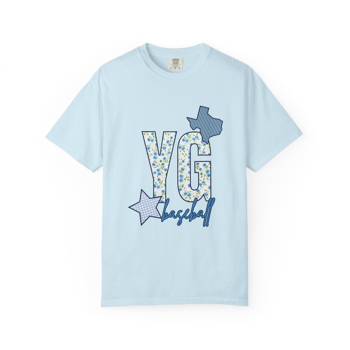 Personalized YG Patchwork Floral T-shirt- Adult