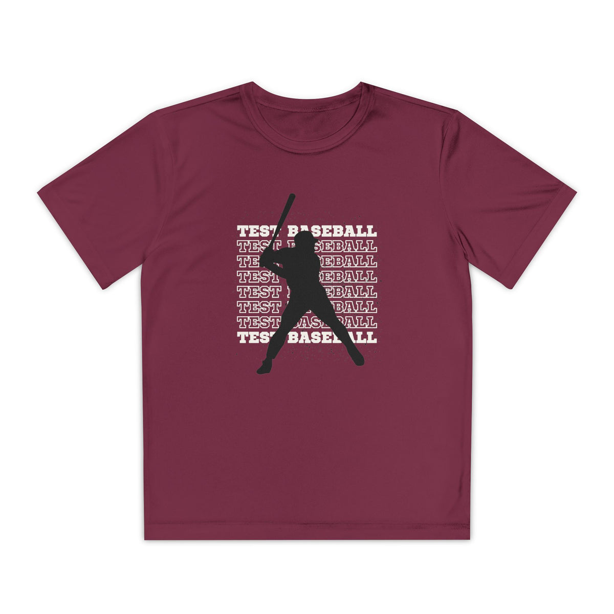 TEST Baseball | Custom Youth Silhouette Performance Tee