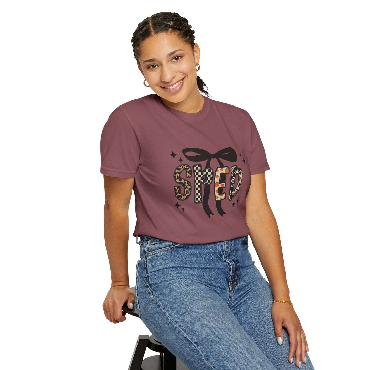 Fall Faux Embroidery T-shirt for SPED Grade Teachers