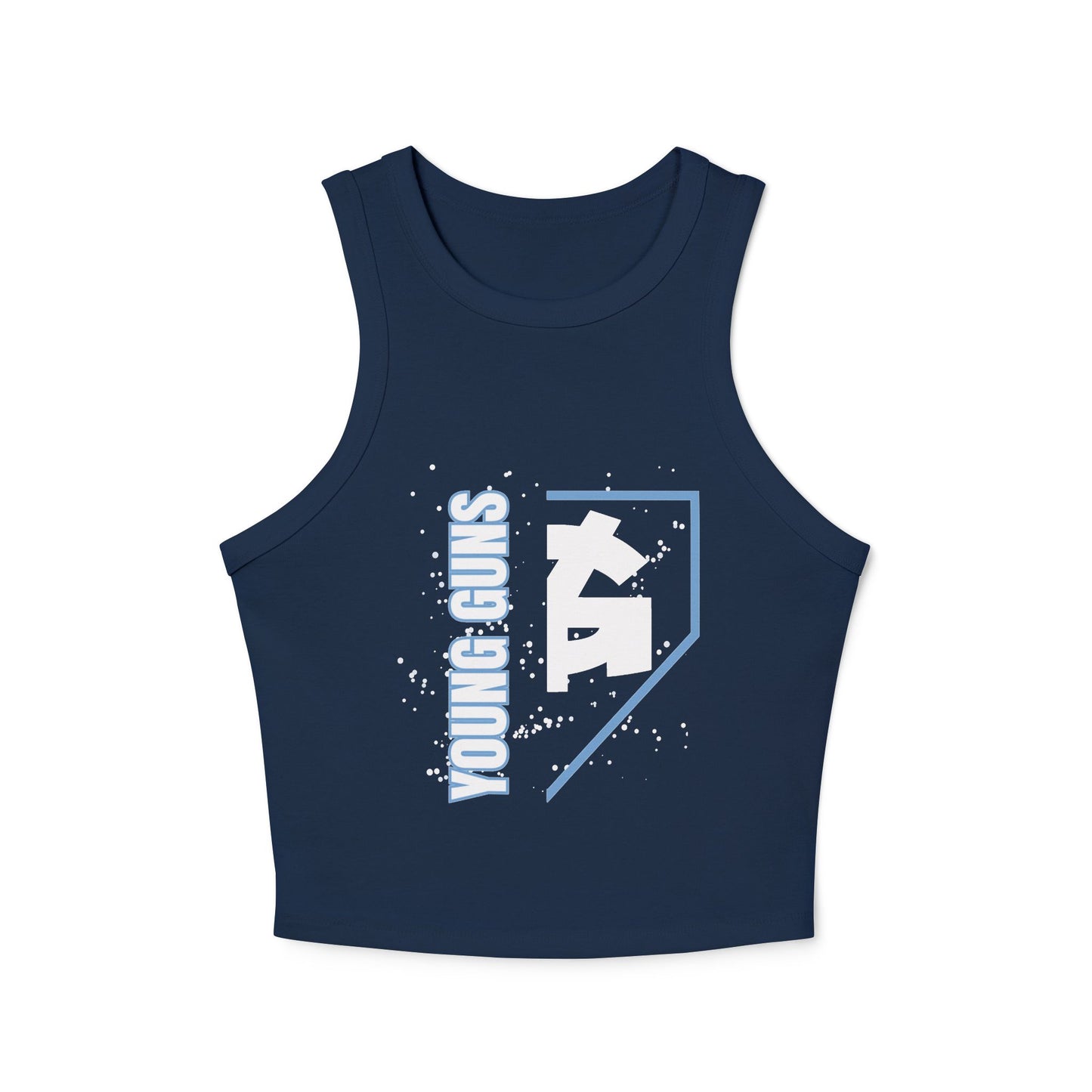 Ribbed Tank Top - Women's YG Splatter Plate Design