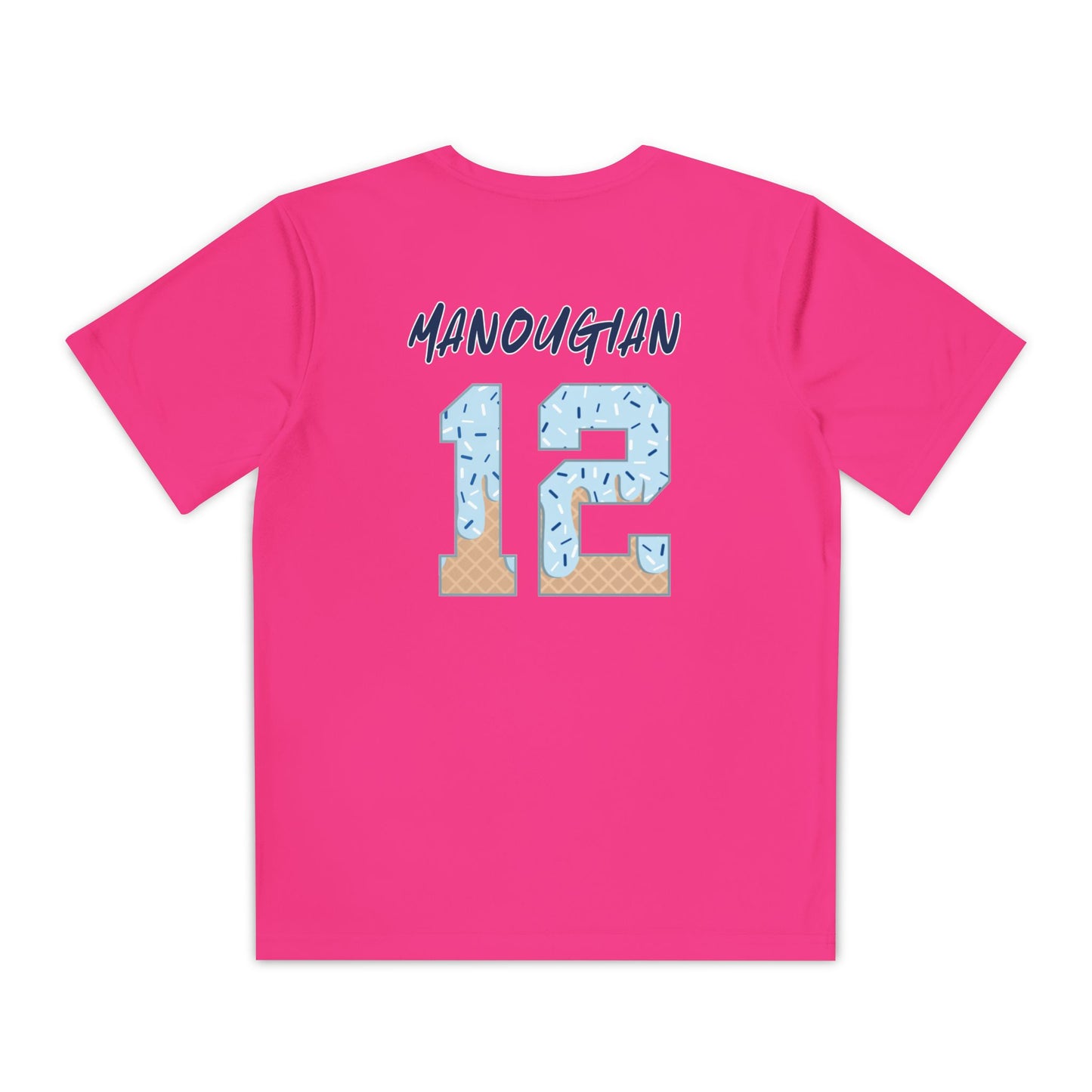 Custom Youth Ice Cream Drip Team Competitor Tee 🍦