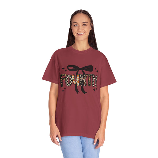 Fall Faux Embroidery T-shirt for Fourth Grade Teachers