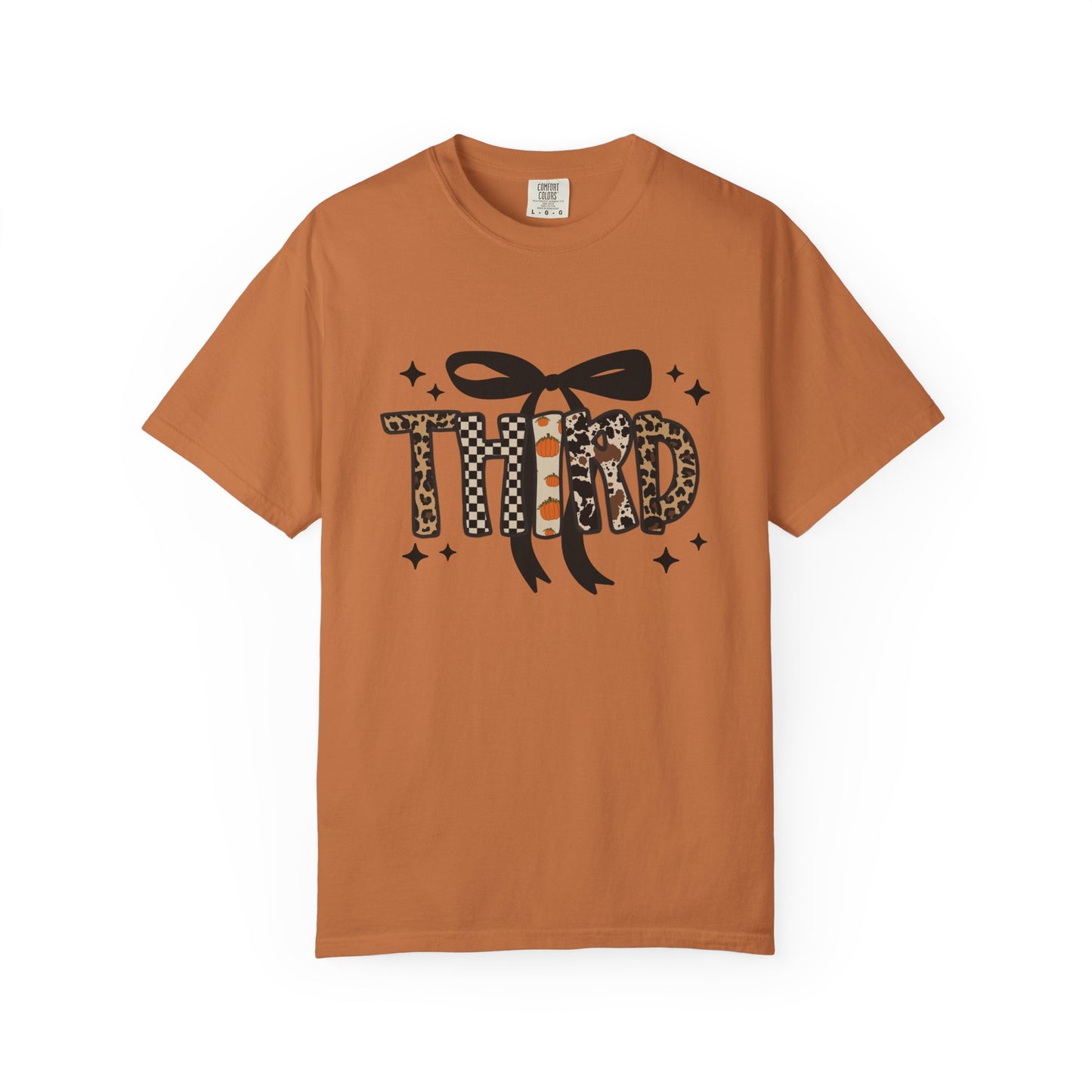 Fall Faux Embroidery T-shirt for Third Grade Teachers