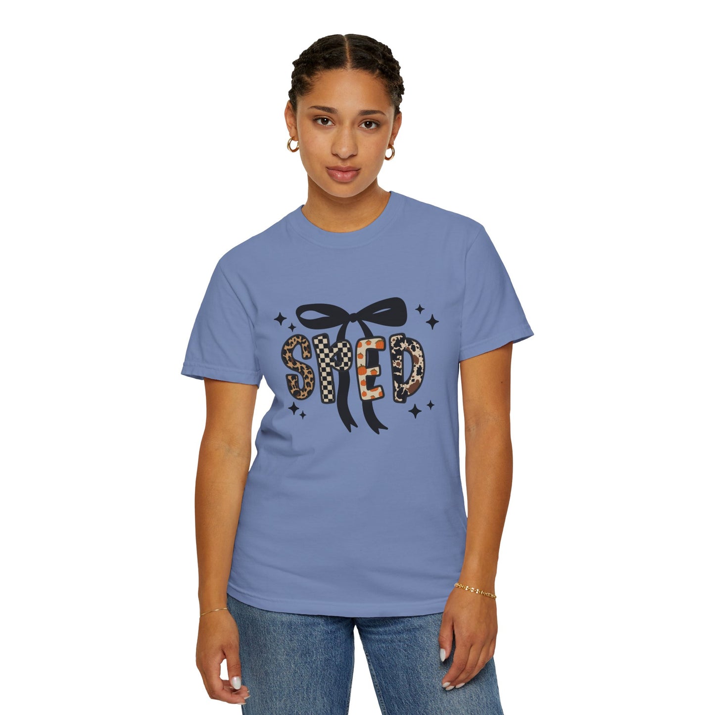 Fall Faux Embroidery T-shirt for SPED Grade Teachers