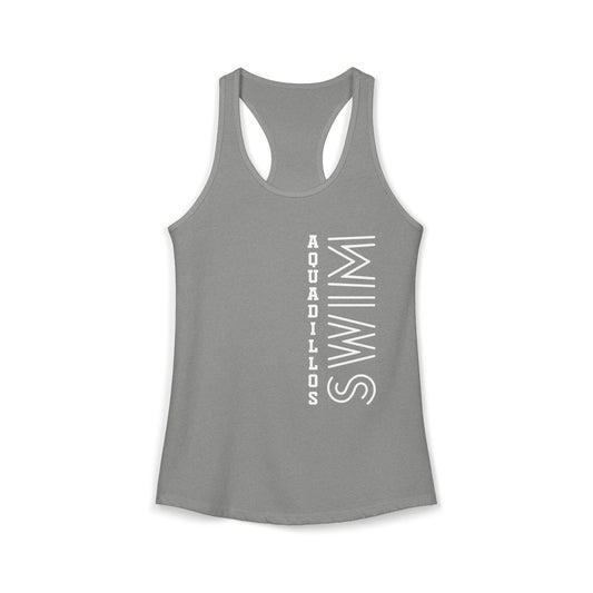 Aquadillos Vertical Varsity Tank- womens
