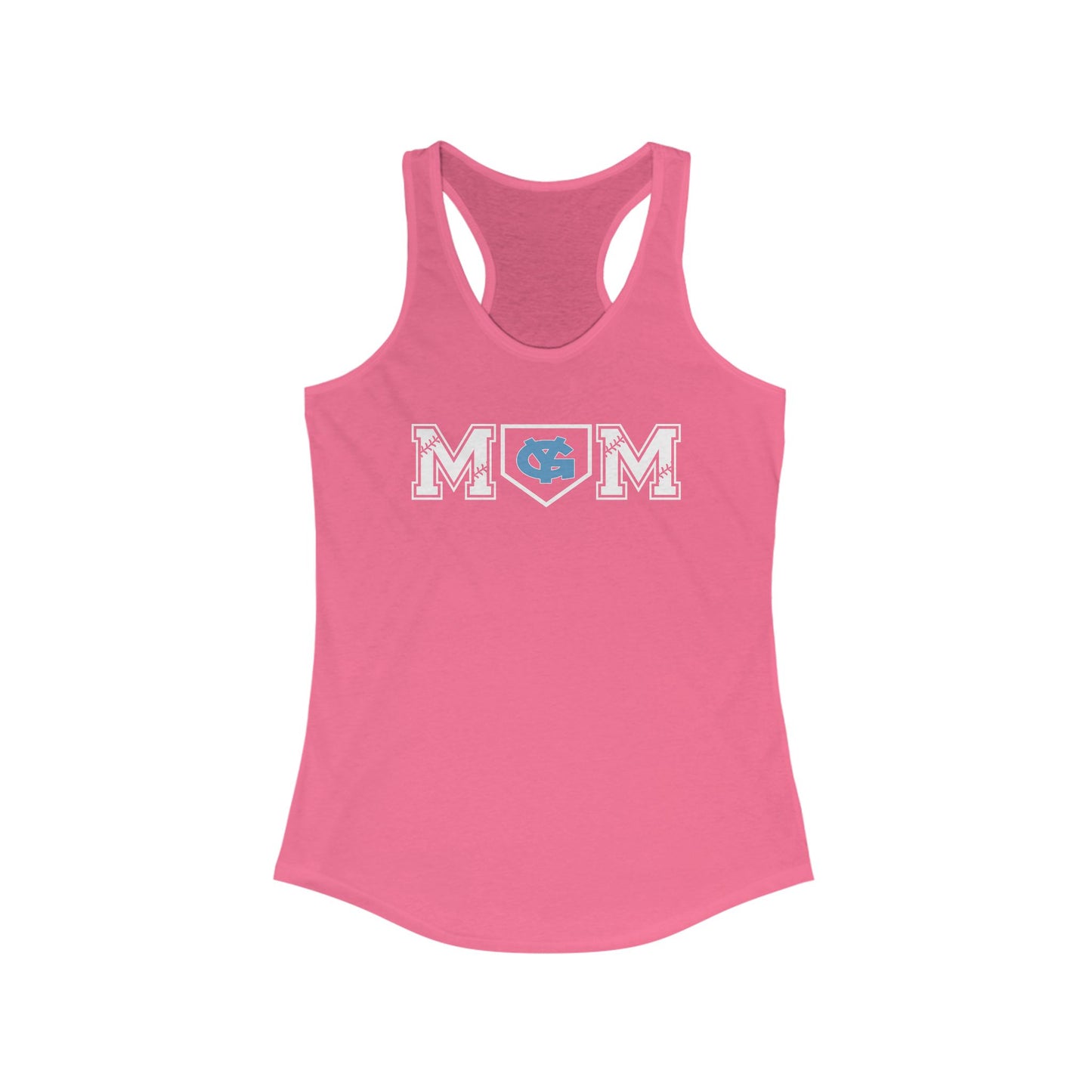 MOM Racerback Tank Top - Perfect for Mother's Day & Everyday Wear