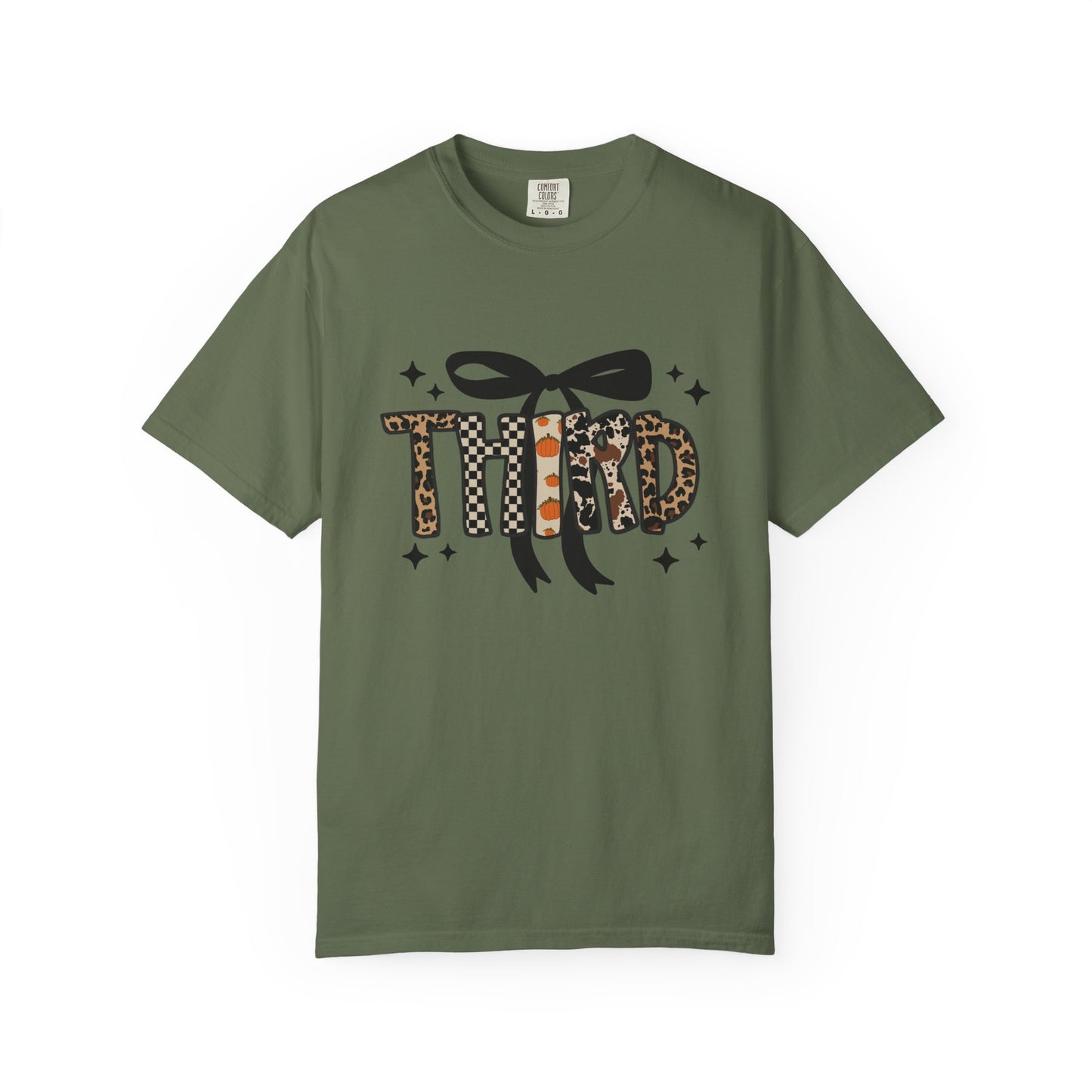 Fall Faux Embroidery T-shirt for Third Grade Teachers