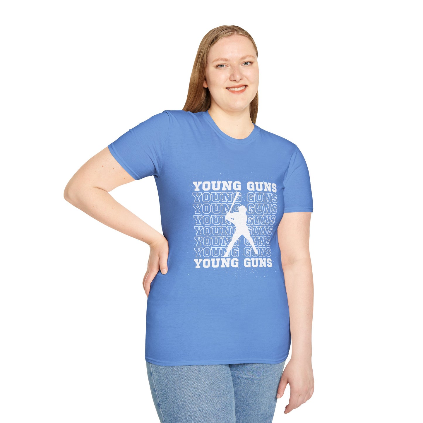 Young Guns Silhouette Unisex Softstyle T-Shirt