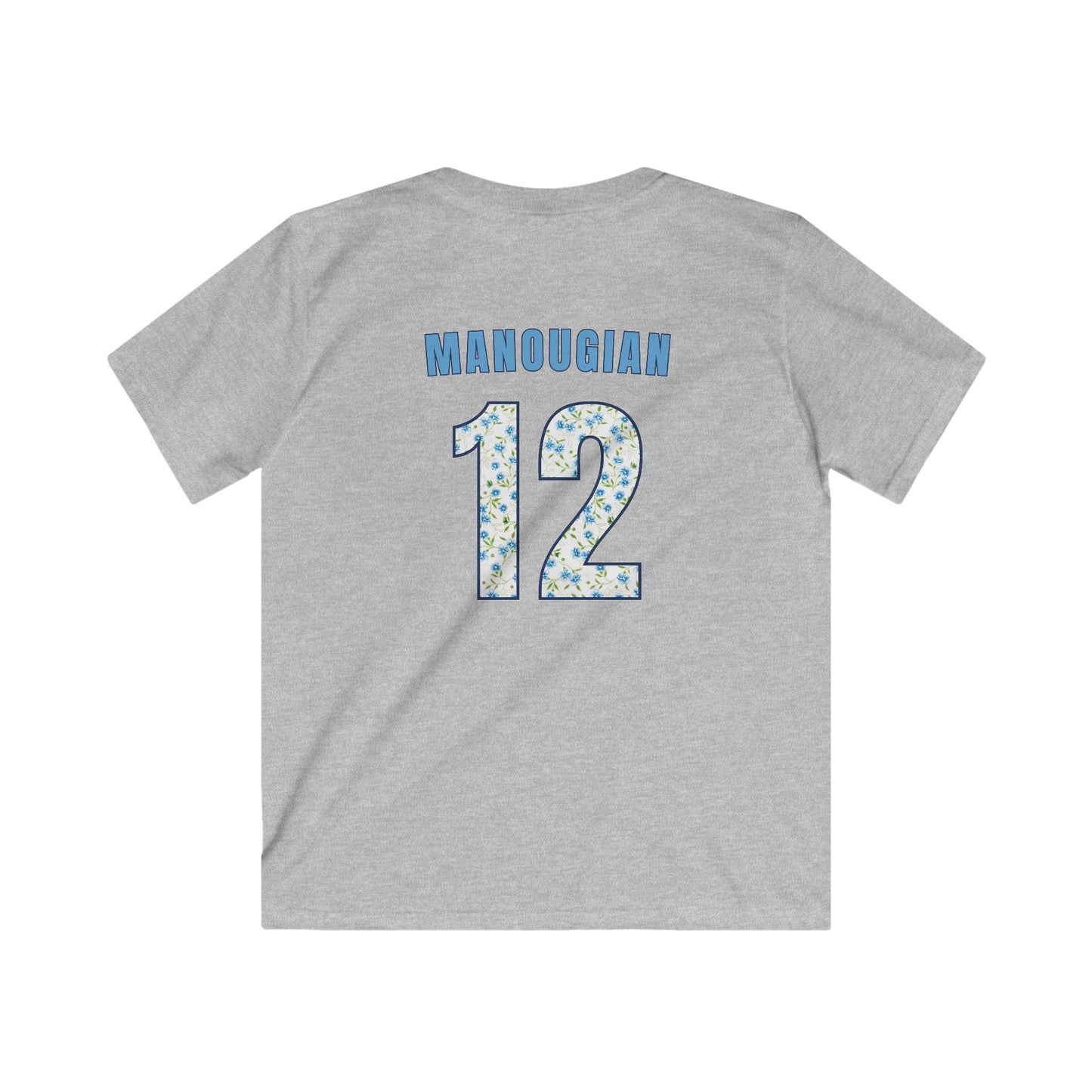 Personalized Young Guns Floral Patchwork Shirt- Youth