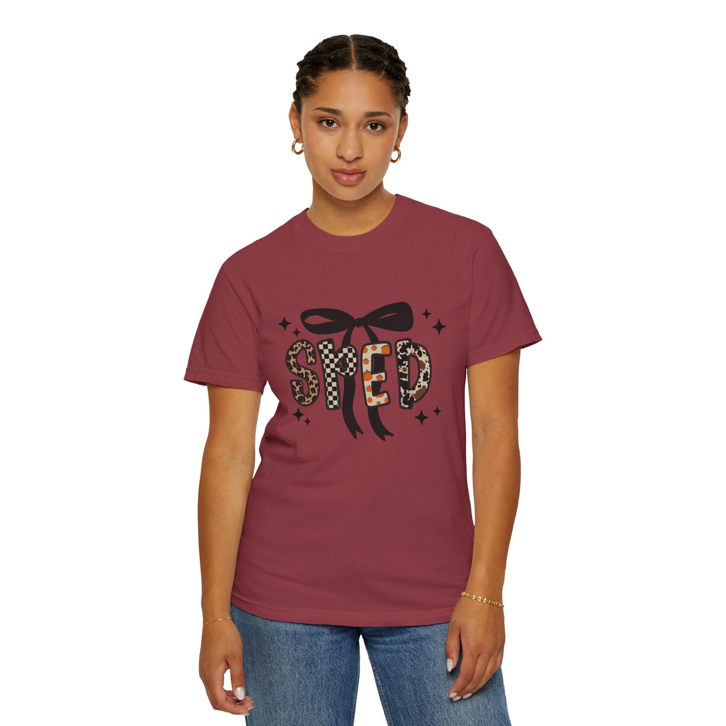 Fall Faux Embroidery T-shirt for SPED Grade Teachers