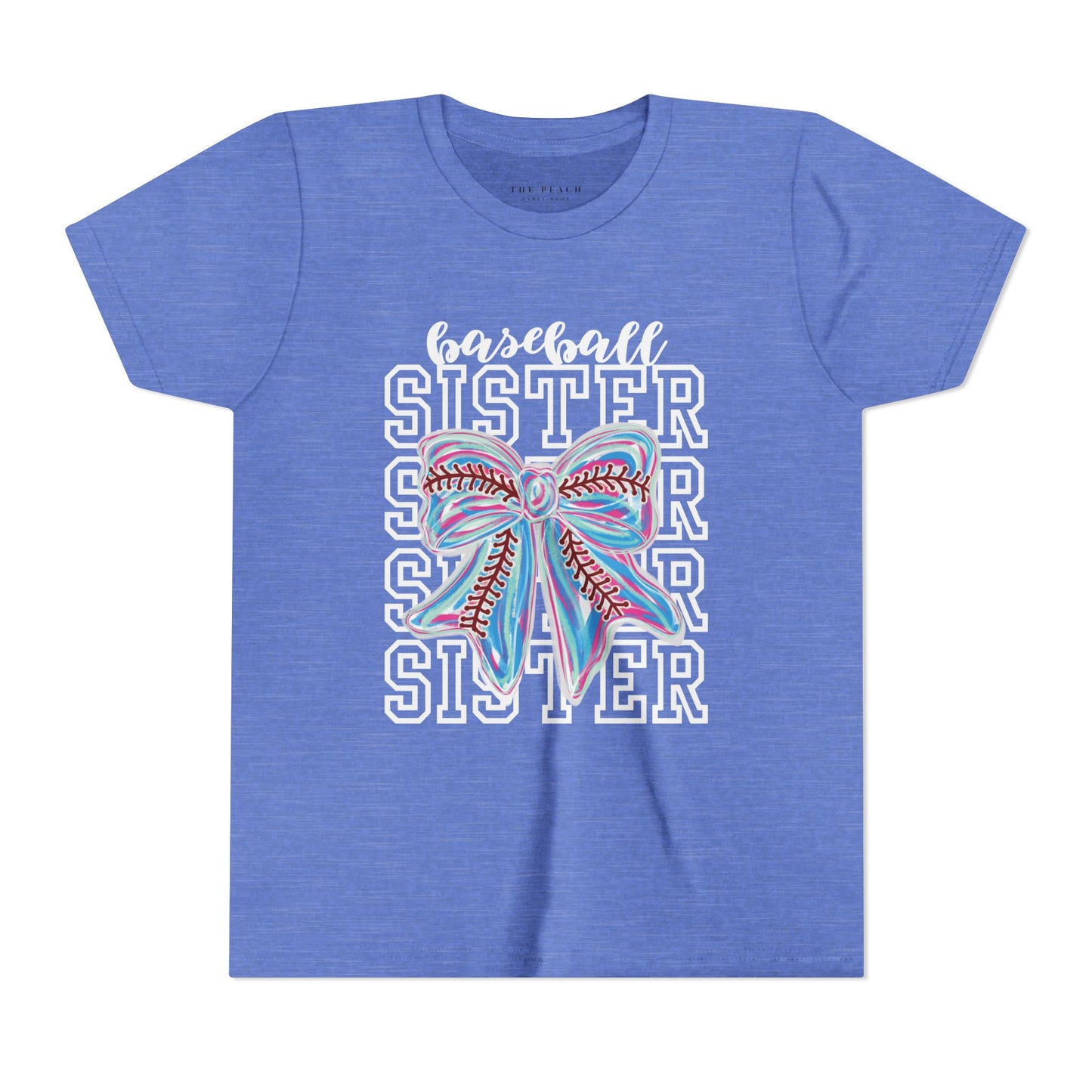 Baseball Sister Bow TShirt