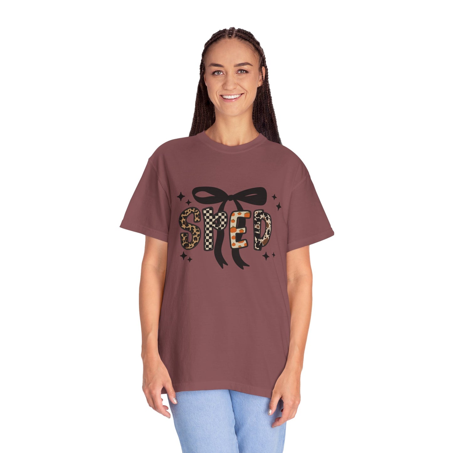 Fall Faux Embroidery T-shirt for SPED Grade Teachers