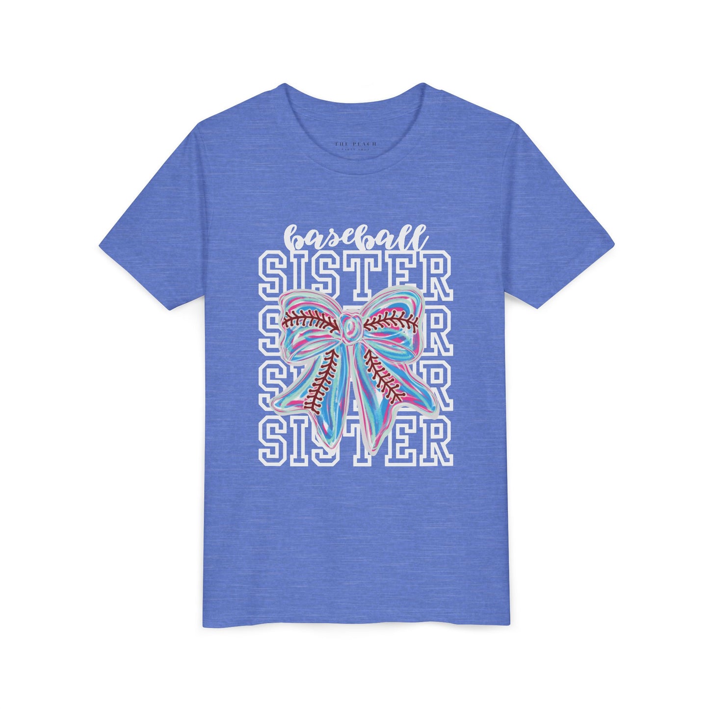 Baseball Sister Bow TShirt