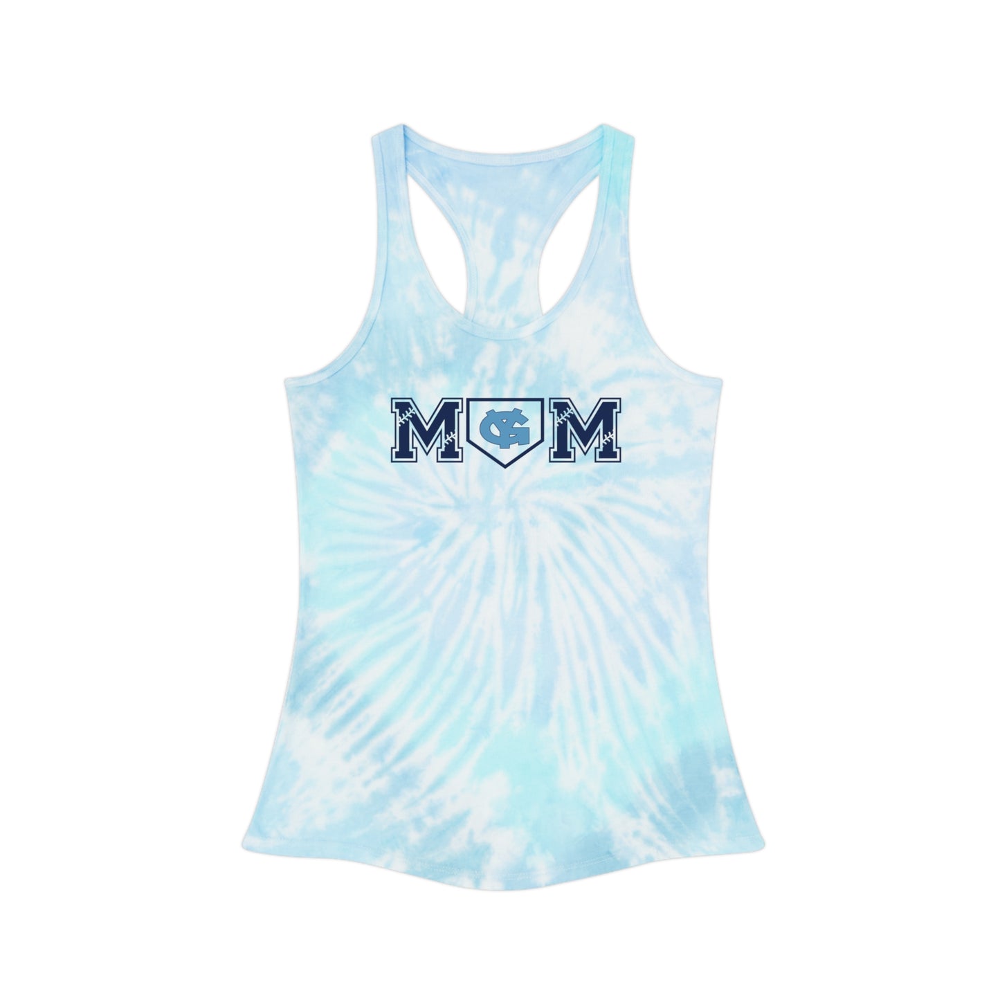 YG Mom Tie Dye Racerback Tank Top