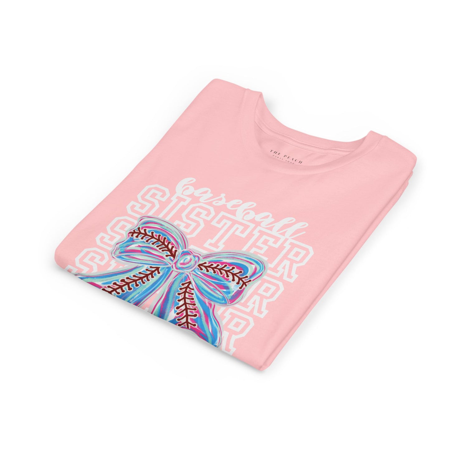 Baseball Sister Bow TShirt