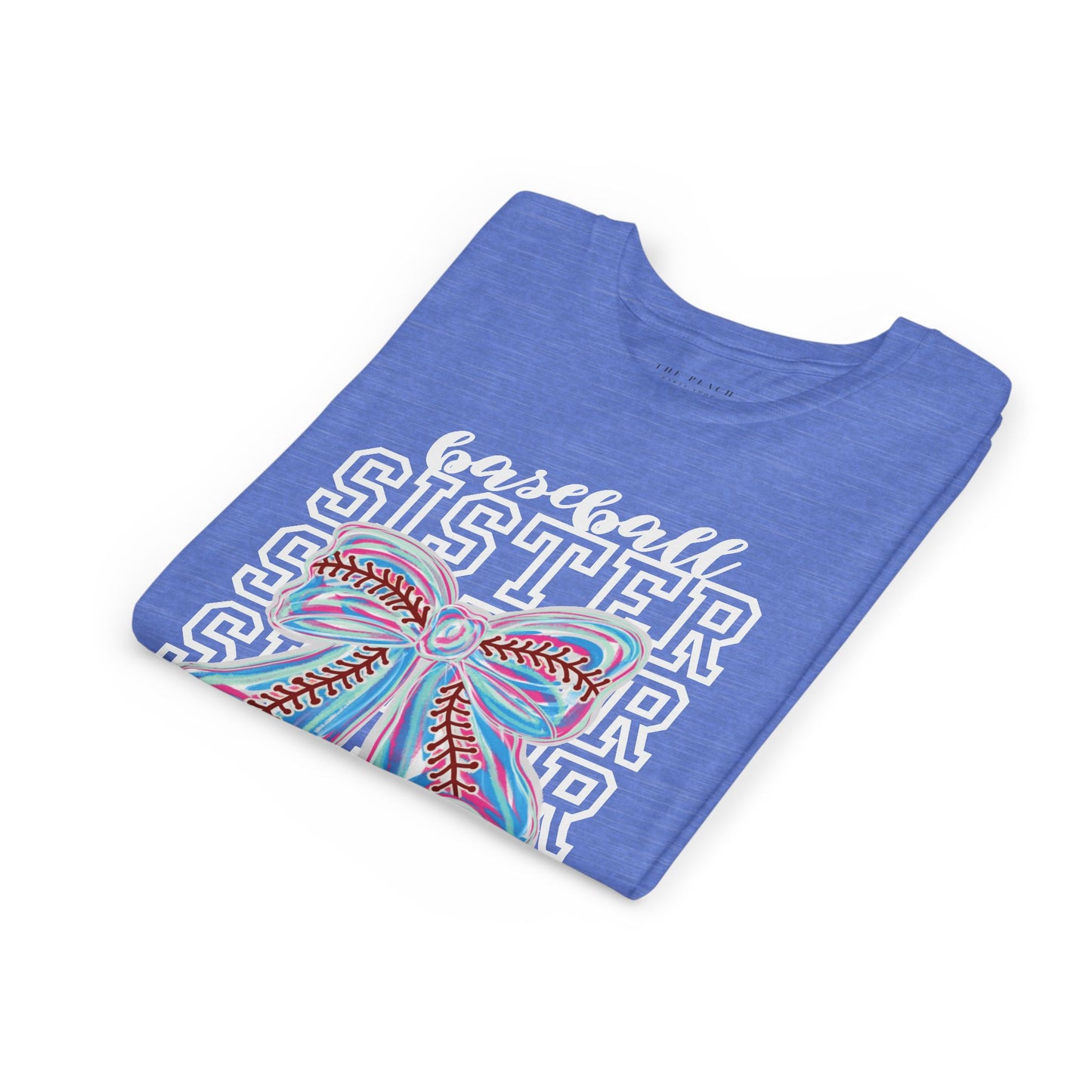 Baseball Sister Bow TShirt
