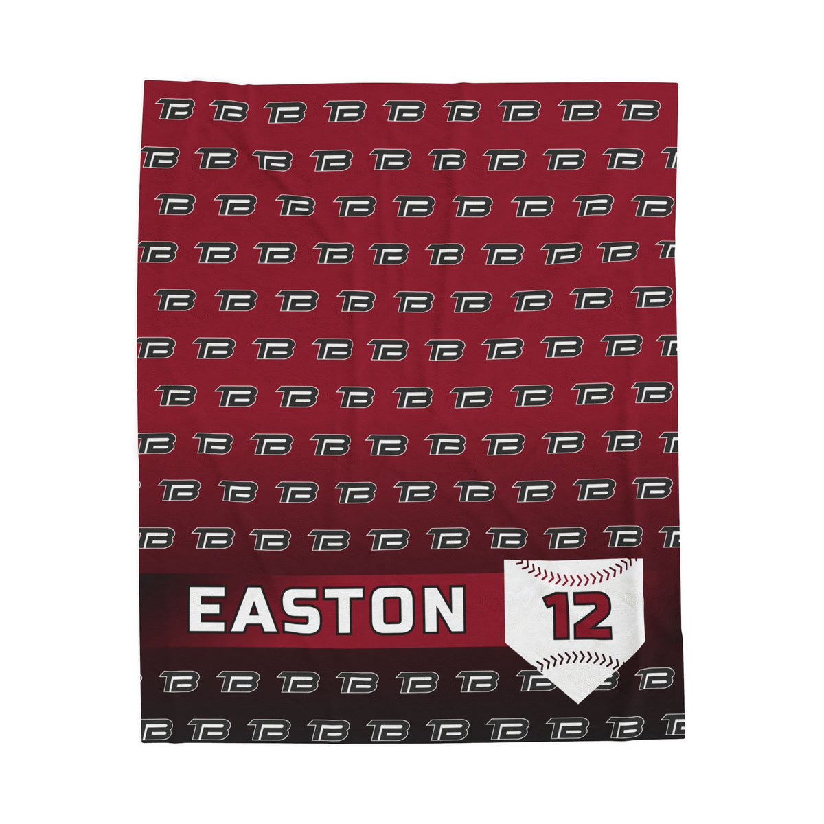 TEST Baseball | Custom Plush Blanket