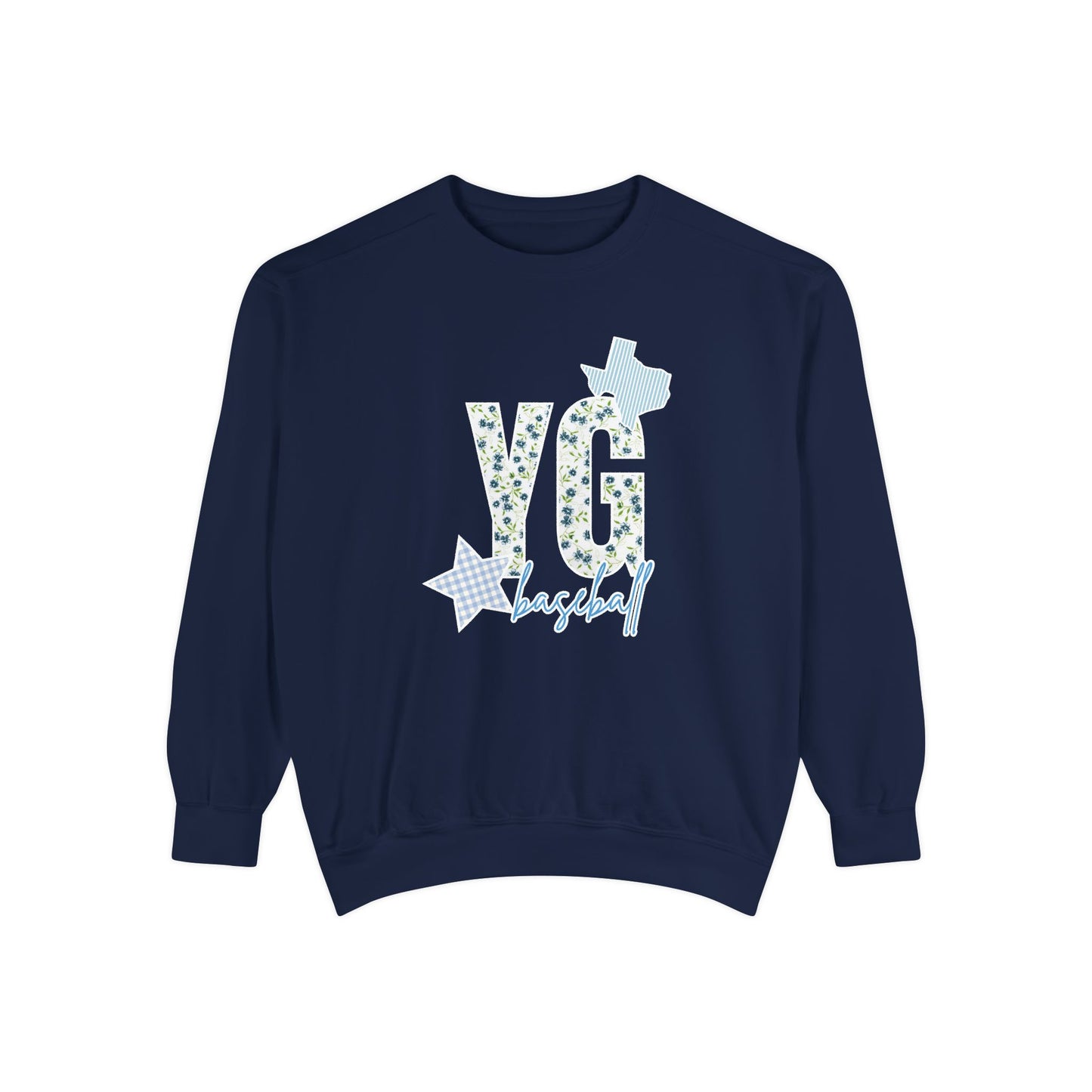 YG Patchwork Floral Sweatshirt- Adult