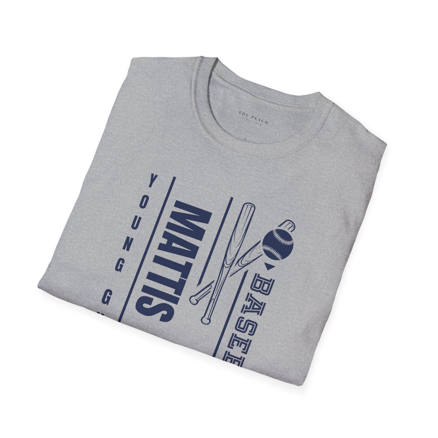 Personalized Team Baseball T-Shirt  Unisex Softstyle Tee