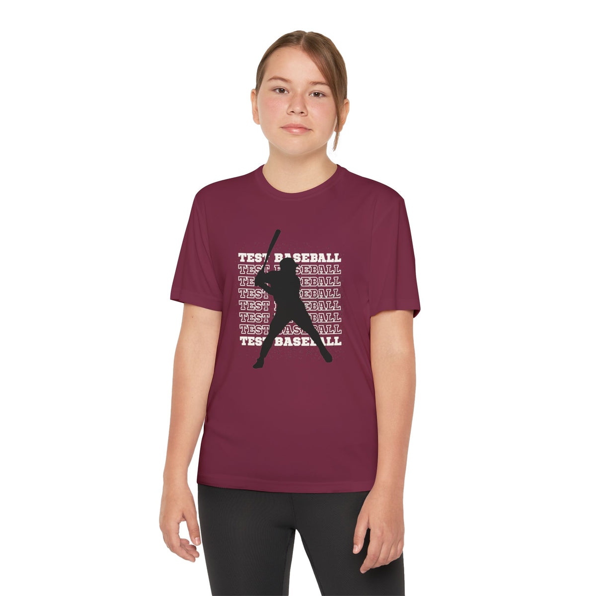 TEST Baseball | Custom Youth Silhouette Performance Tee