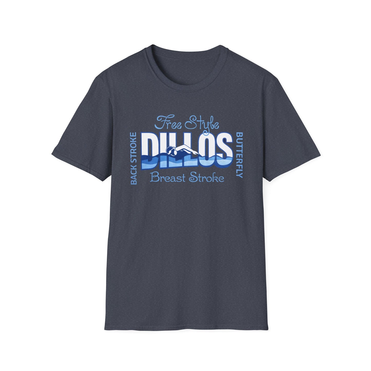 Dillos Blue Wave Strokes Shirt