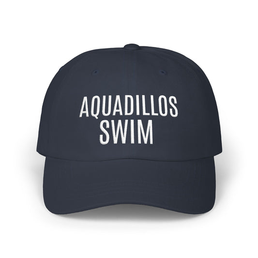 Aquadillos  Swim Logo Embroidered Sports Cap