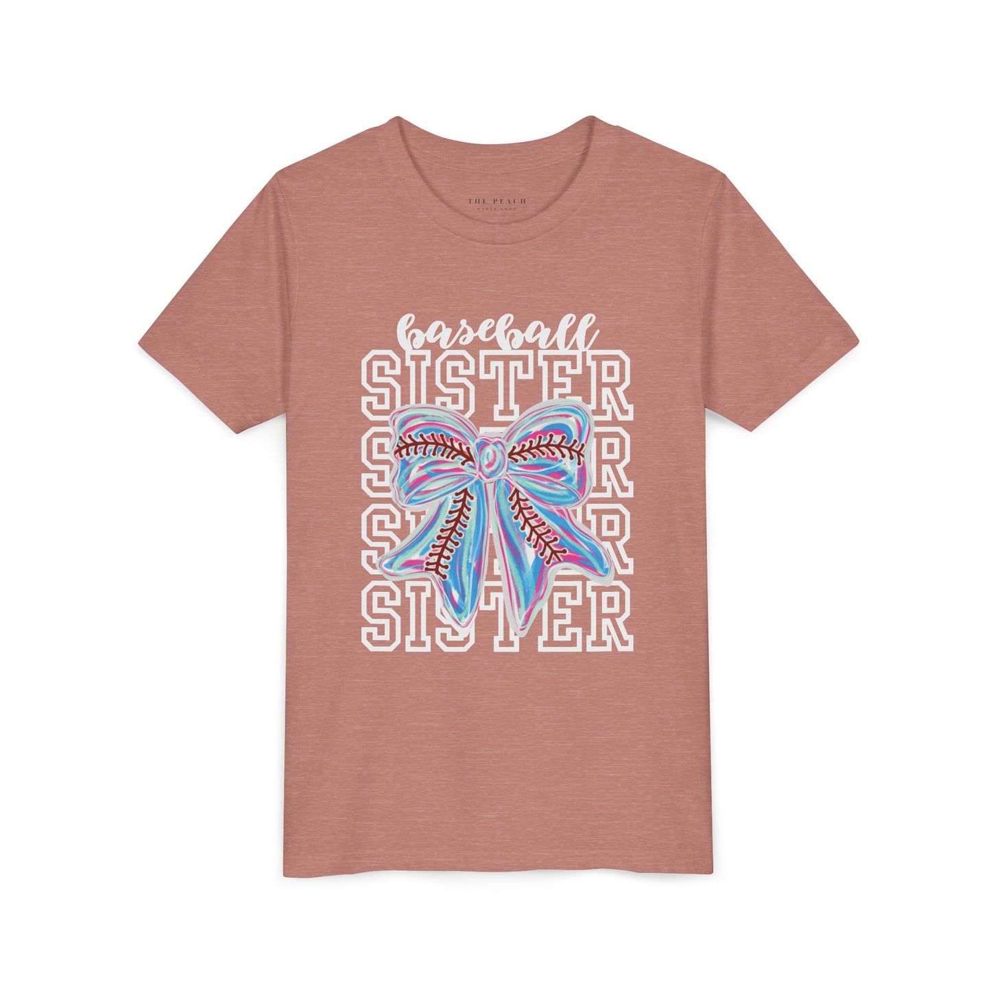 Baseball Sister Bow TShirt