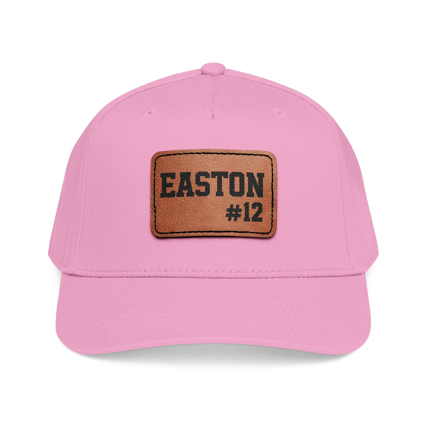 Custom Game Day Hat | Leather Patch Name & Number Hat